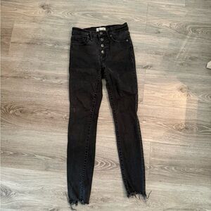 Madewell High Rise Black Jeans